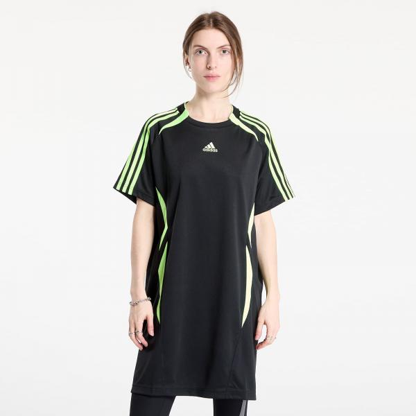 Šaty adidas Teamgeist Adicolor Tee Dress Black/ Signal Green S