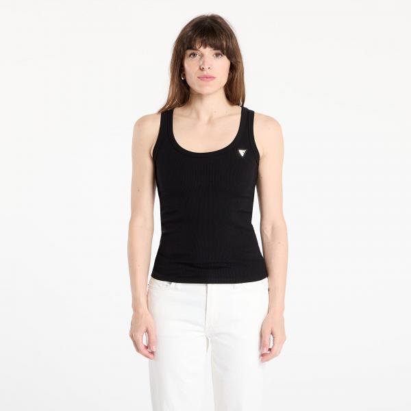 Top Guess Colette Rib Tank Black XS