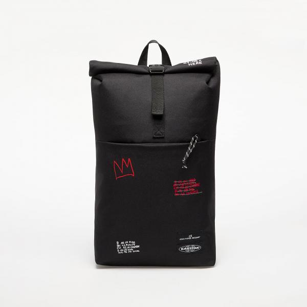 Batoh Eastpak Up Roll Basquiat Quotes Backpack Black 23 l