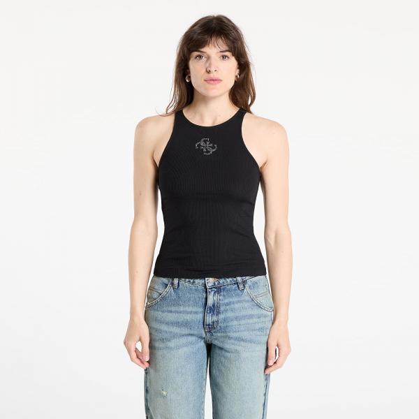 Top Guess New Sl Round Nk Guendalina Top Black XS