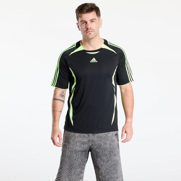 Tričko adidas Teamgeist Relaxed Men's T-Shirt Black/ Signal Green M