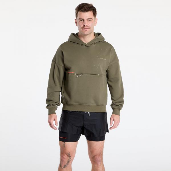 Mikina adidas Adi365 H.Koumori Running Hoodie Olive Strata XS