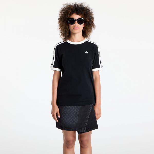 Tričko adidas Originals Ruffle 3-Stripes T-Shirt Black XS