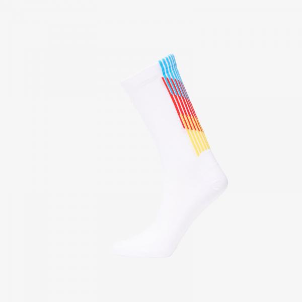 Ponožky Salomon Pulse Race Flag Crew Sock White M