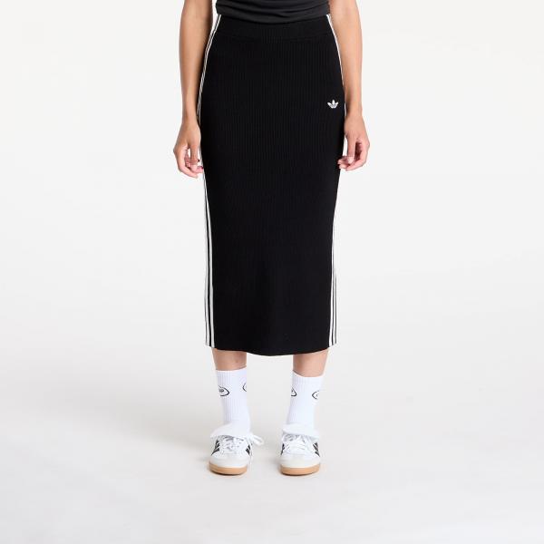 Sukně adidas Knit 3S Skirt Black L