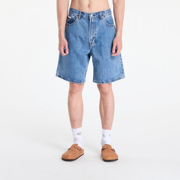 Šortky Calvin Klein Jeans 90S Mid Blue Stone Shorts Blue 30