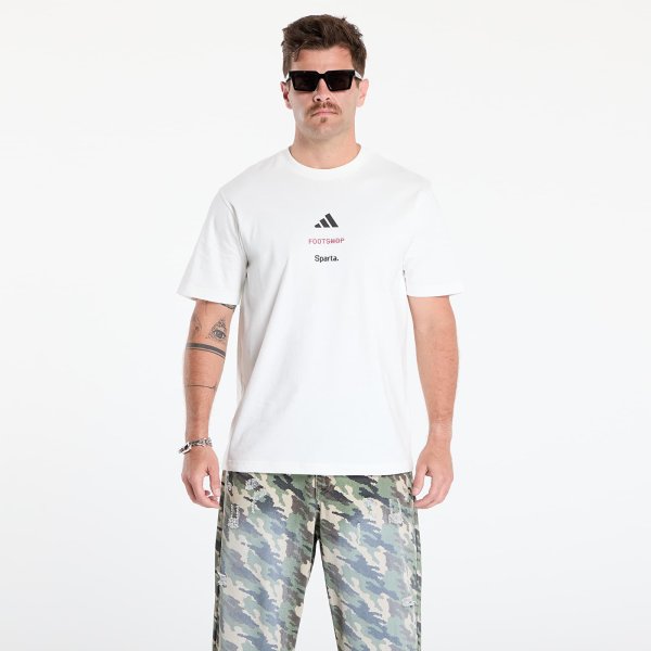 Tričko adidas x Footshop x Sparta T-Shirt Logotype UNISEX White XXL
