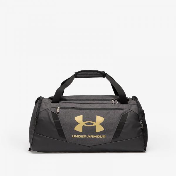 Taška Under Armour Undeniable 5.0 Duffle Sm Black Medium Heather/ Black/ Metallic Gold 40 l