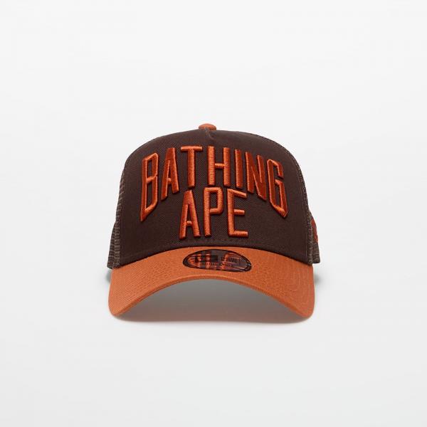 Kšiltovka A BATHING APE x New Era 9Forty Nyc Logo Cap Brown Universal