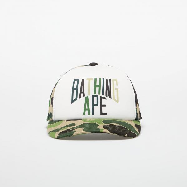 Kšiltovka A BATHING APE Abc Camo Nyc Logo Mesh Cap Green Universal
