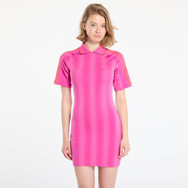Šaty adidas Footie Dress Semi Lucid Fuchsia M
