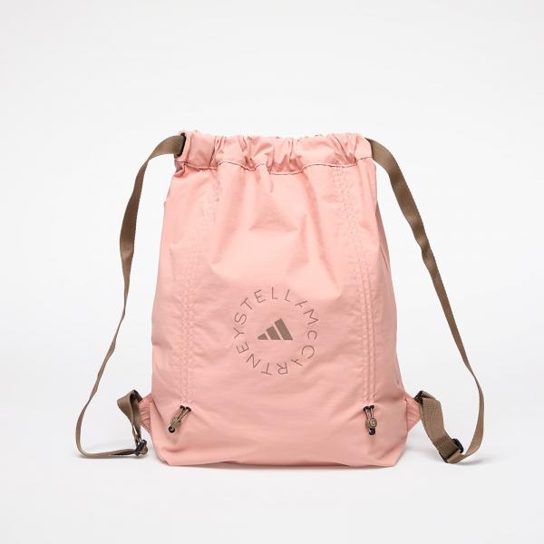 Sportovní vak adidas x Stella McCartney Gym Sack Light Rosewood/ Brown Moss Universal