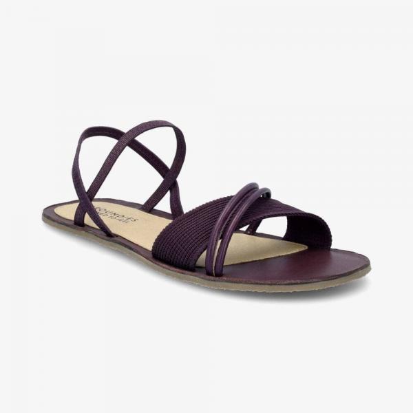 Tenisky Groundies Corfu Women Dark Plum EUR 36