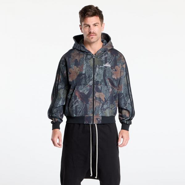 Mikina adidas Camo Hooded Full-Zip Black XL