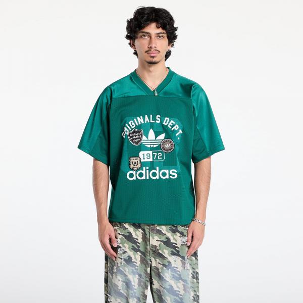 Tričko adidas Originals Dept. Graphic Mesh Jersey Collegiate Green S