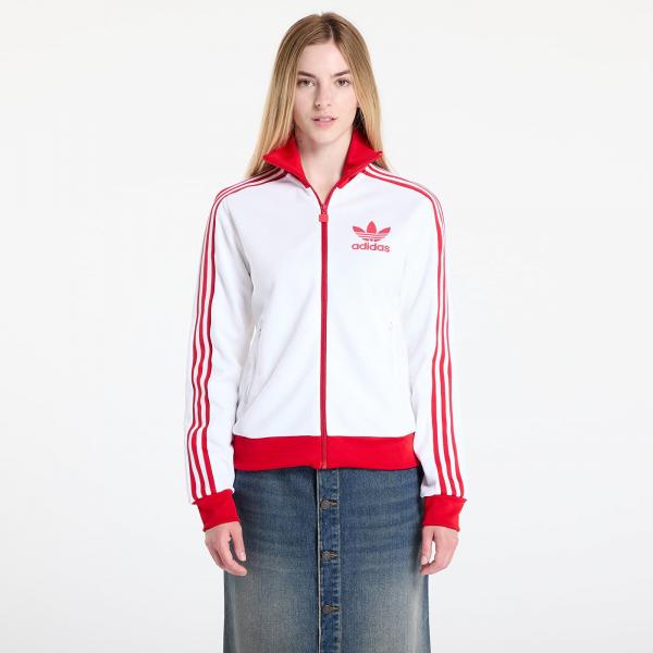 Mikina adidas Beckenbauer Track Top White/ Better Scarlet S