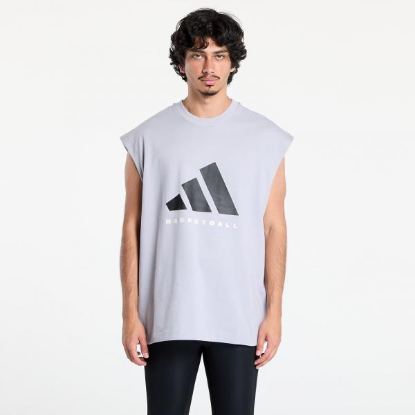 Tílko adidas Basketball Sleeveless T-Shirt (Gender Neutral) Glory Grey XXL