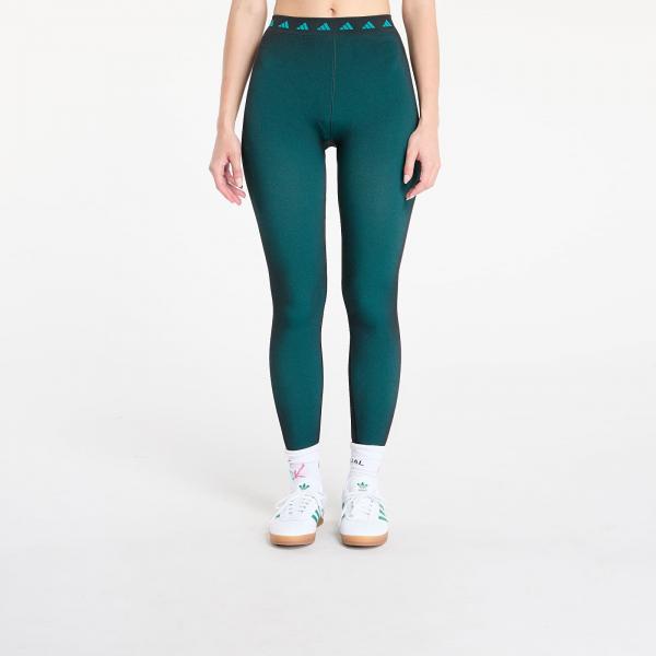 Legíny adidas Equipment Legging Black/ Equipment Green XS