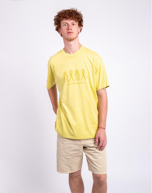 Tričko Carhartt WIP S/S Terrestrial T-Shirt Fandoghi/Suncrest pigment garment dyed