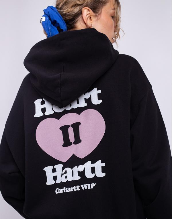 Carhartt WIP W' Hooded Heart II Hartt Jacket Black L