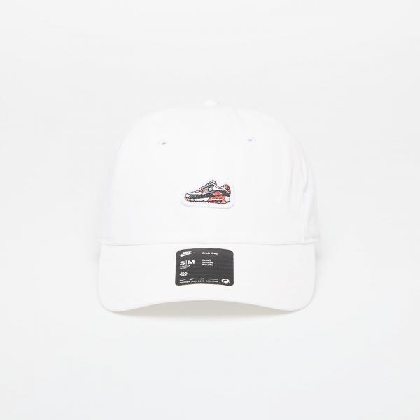 Kšiltovka Nike Club Unstructured Air Max 90 Patch Cap White S/M