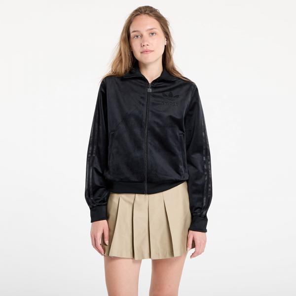 Mikina adidas Adicolor Velour Track Top Black XS