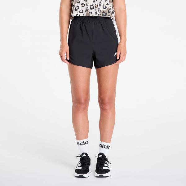 Šortky adidas 3-Stripes High Waisted Shorts Black/ White L