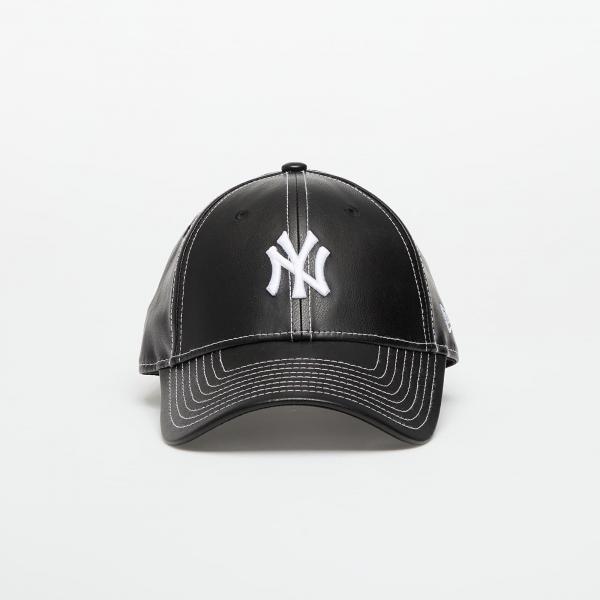 Kšiltovka New Era New York Yankees 9FORTY Topstitch Cap Black/ White Universal