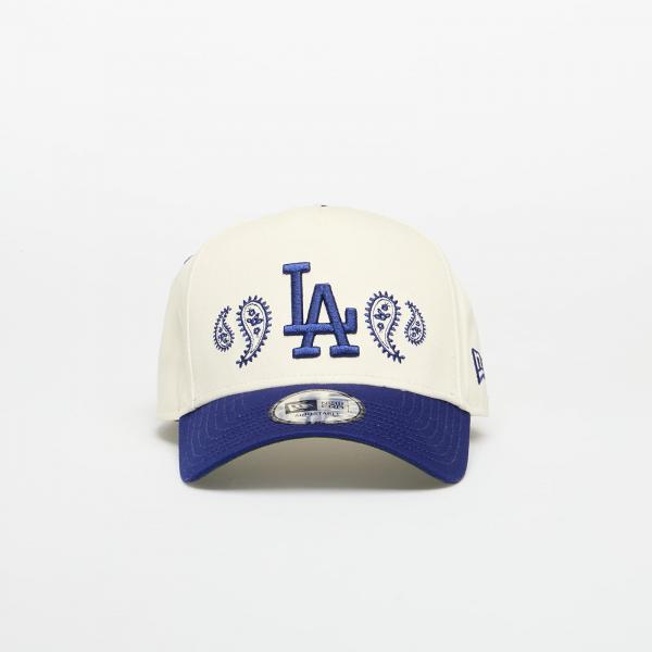 Kšiltovka New Era Los Angeles Dodgers 9FORTY Aframe Paisley Cap Chrome White/ Dark Royal Universal