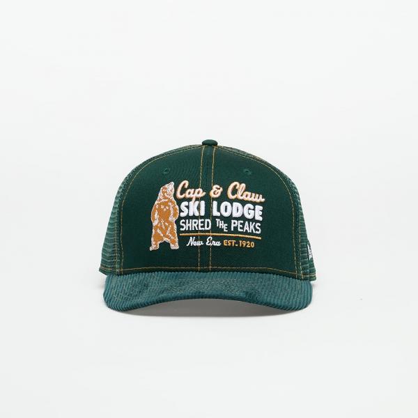 Kšiltovka New Era 9FIFTY Trucker Cord Cap Dark Green S/M