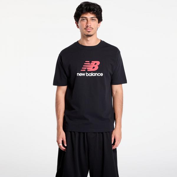 Tričko New Balance Athletics Logo T-Shirt Black Bk M