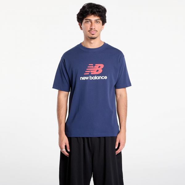 Tričko New Balance Athletics Logo T-Shirt Blue L