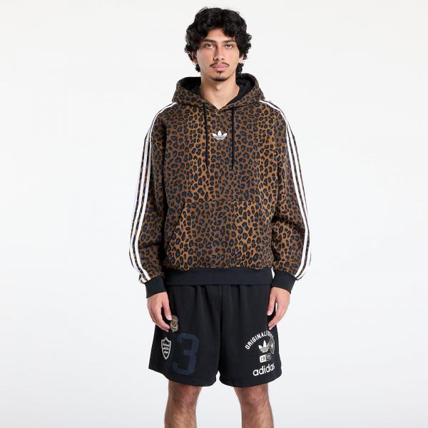 Mikina adidas Graphic Lo Hoddie Brown Strata L