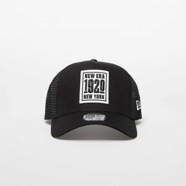 Kšiltovka New Era New York 9FORTY Aframe Essential Patch Trucker Cap Black Universal