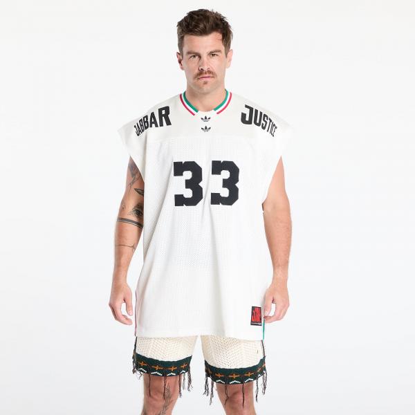 Dres adidas Chavarria Basketball Jersey Off White/ Black L