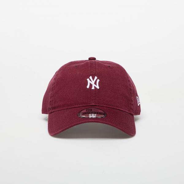 Kšiltovka New Era New York Yankees 9TWENTY Mini Logo Adjustable Cap Frosted Burgundy/ Chrome White Universal