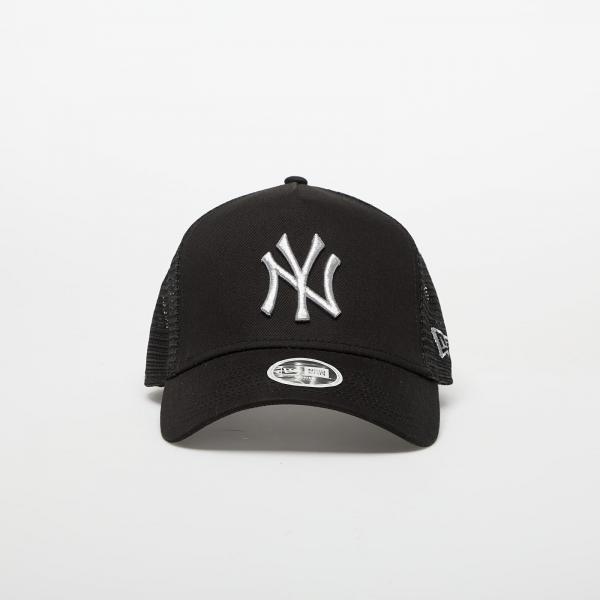 Kšiltovka New Era New York Yankees 9FORTY Trucker Metallic Cap Black Universal
