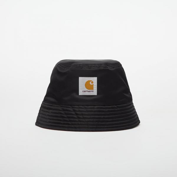 Klobouk Carhartt WIP Alumni Bucket Hat Black/ Scarlet S-M