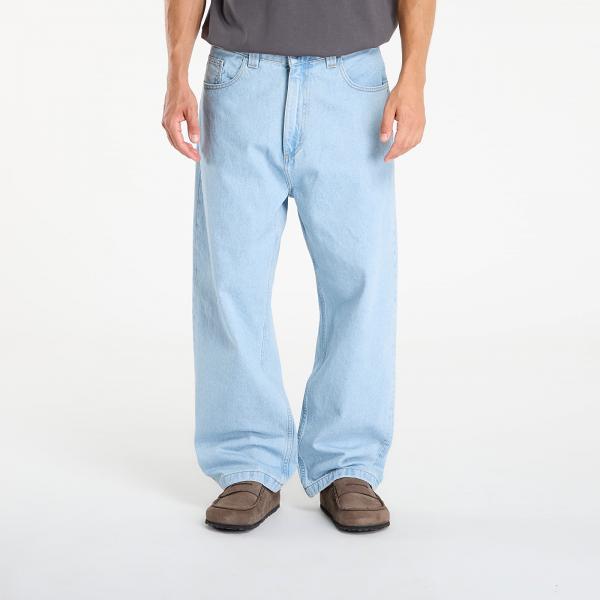 Džíny Carhartt WIP Brandon Pant Blue Heavy Stone Bleached XL