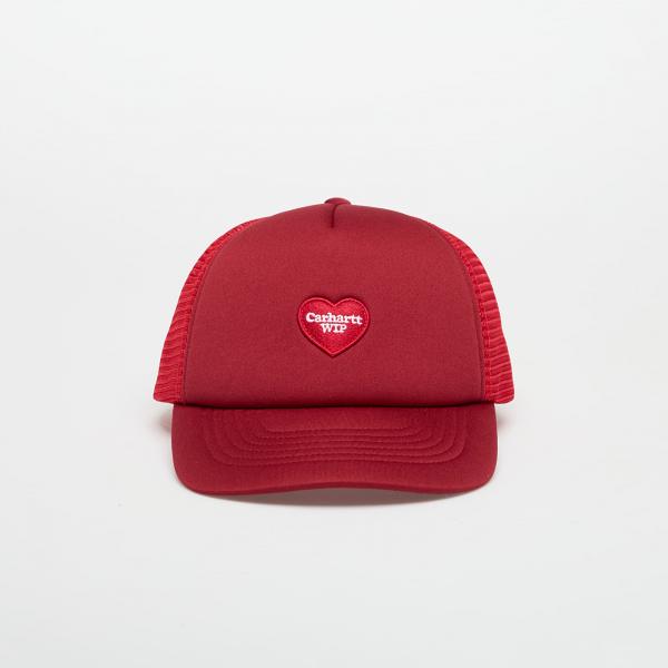 Kšiltovka Carhartt WIP Heart Patch Trucker Cap Scarlet Universal