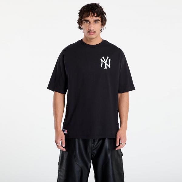 Tričko New Era MLB Essentials Lc Os Tee New York Yankees Black/ White L