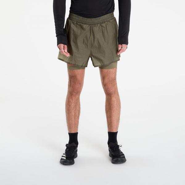 Šortky adidas Adi365 H.Koumori Running 2-In-1 Shorts Olive Strata XL