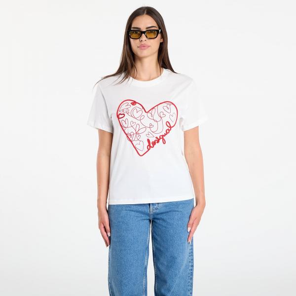 Tričko Desigual Roma T-Shirt White S