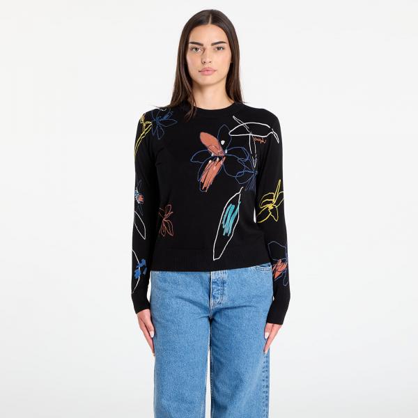 Svetr Desigual Arty Pullover Sweater Black XS