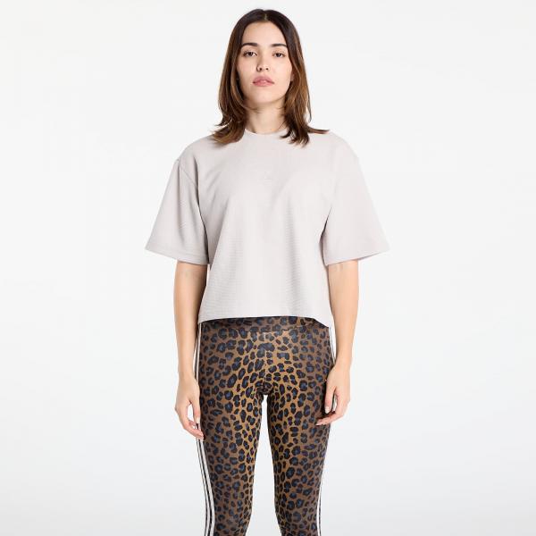Tričko adidas Yoga Motion Waffle T-Shirt Wonder Alumina L