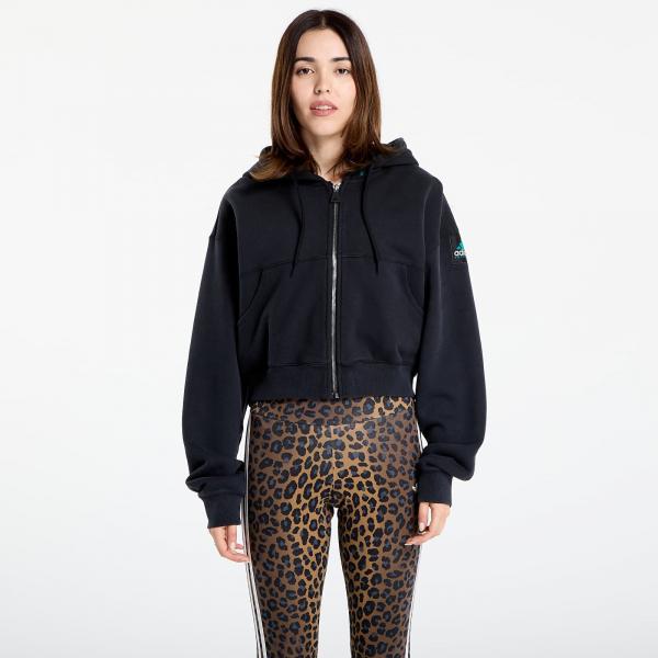 Mikina adidas EQT Cropped Hoodie Black S