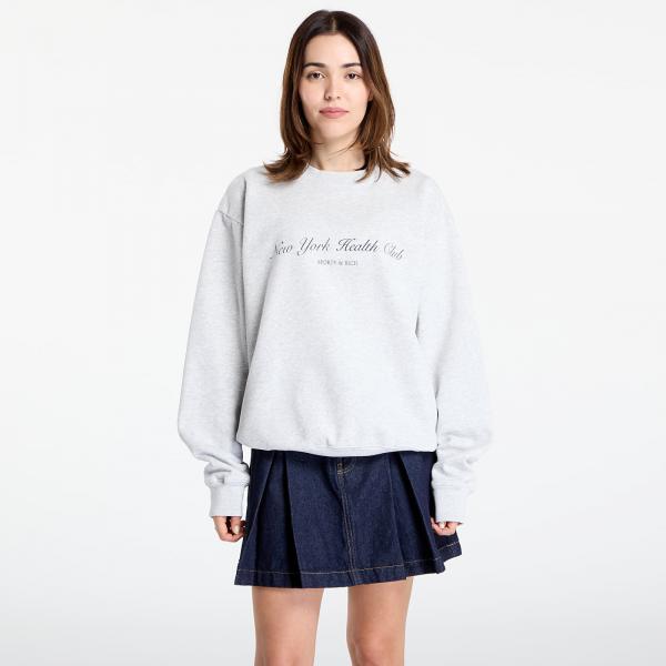Mikina Sporty & Rich NY Health Club Crewneck UNISEX Heather Gray XL