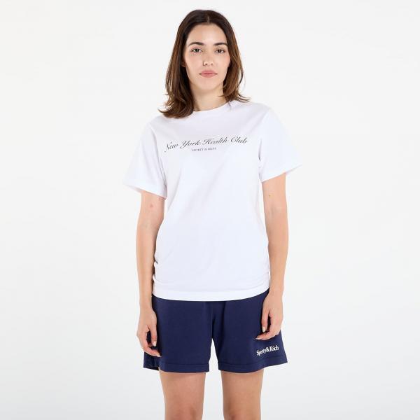 Tričko Sporty & Rich NY Health Club T-Shirt UNISEX White XL