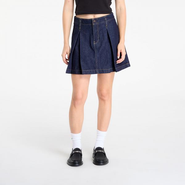 Sukně Calvin Klein Jeans Pleated Denim Skirt Blue 26