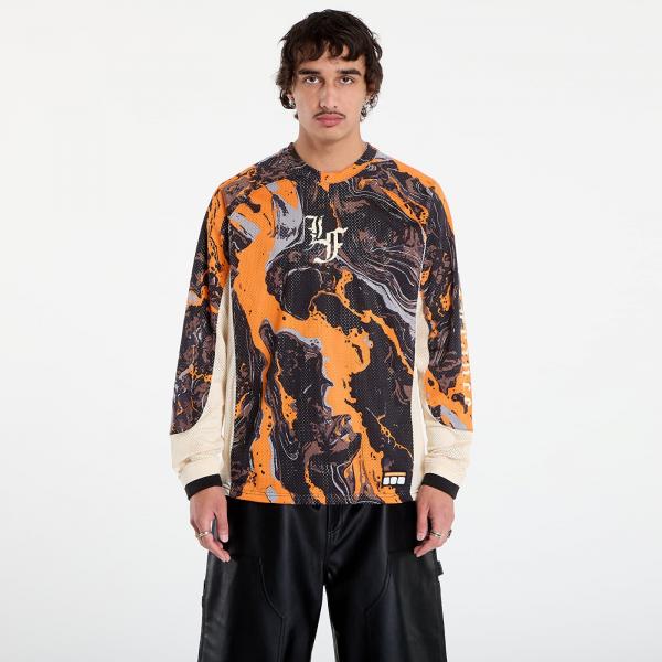 Dres Puma LaFrance HEEM Moto Jersey Orange Glo-AOP L